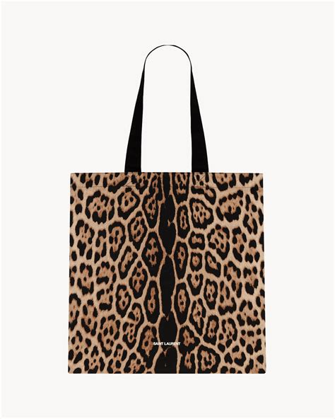 ysl leopard print bag clutch|LEOPARD TOTEBAG .